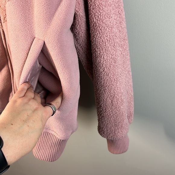 Kookaburra By Ugg Hood Cropped Sherpa Bomber Jacket Size XL - Picture 7 of 16